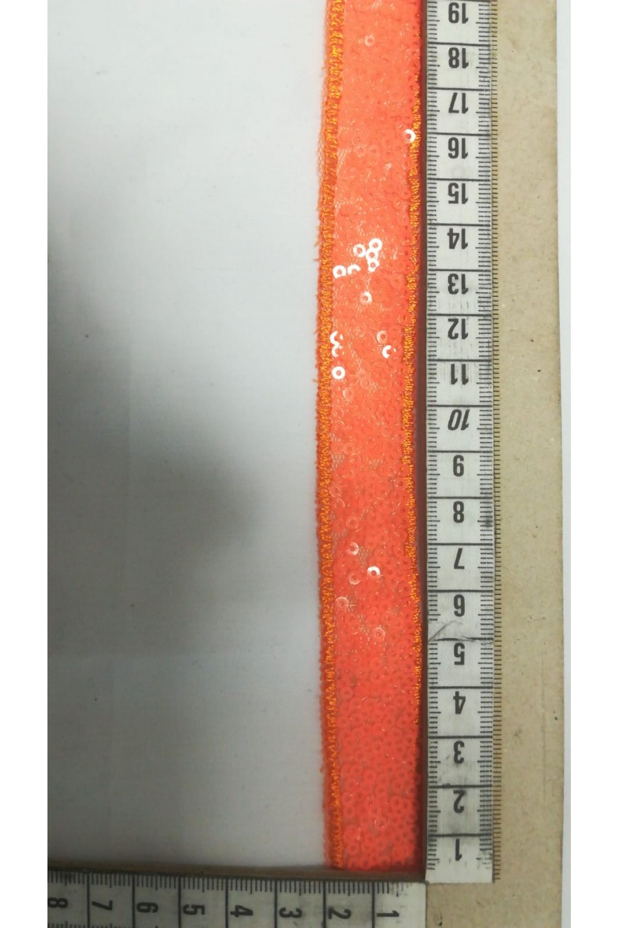 Neon Turuncu Pullu Bant, 2 cm