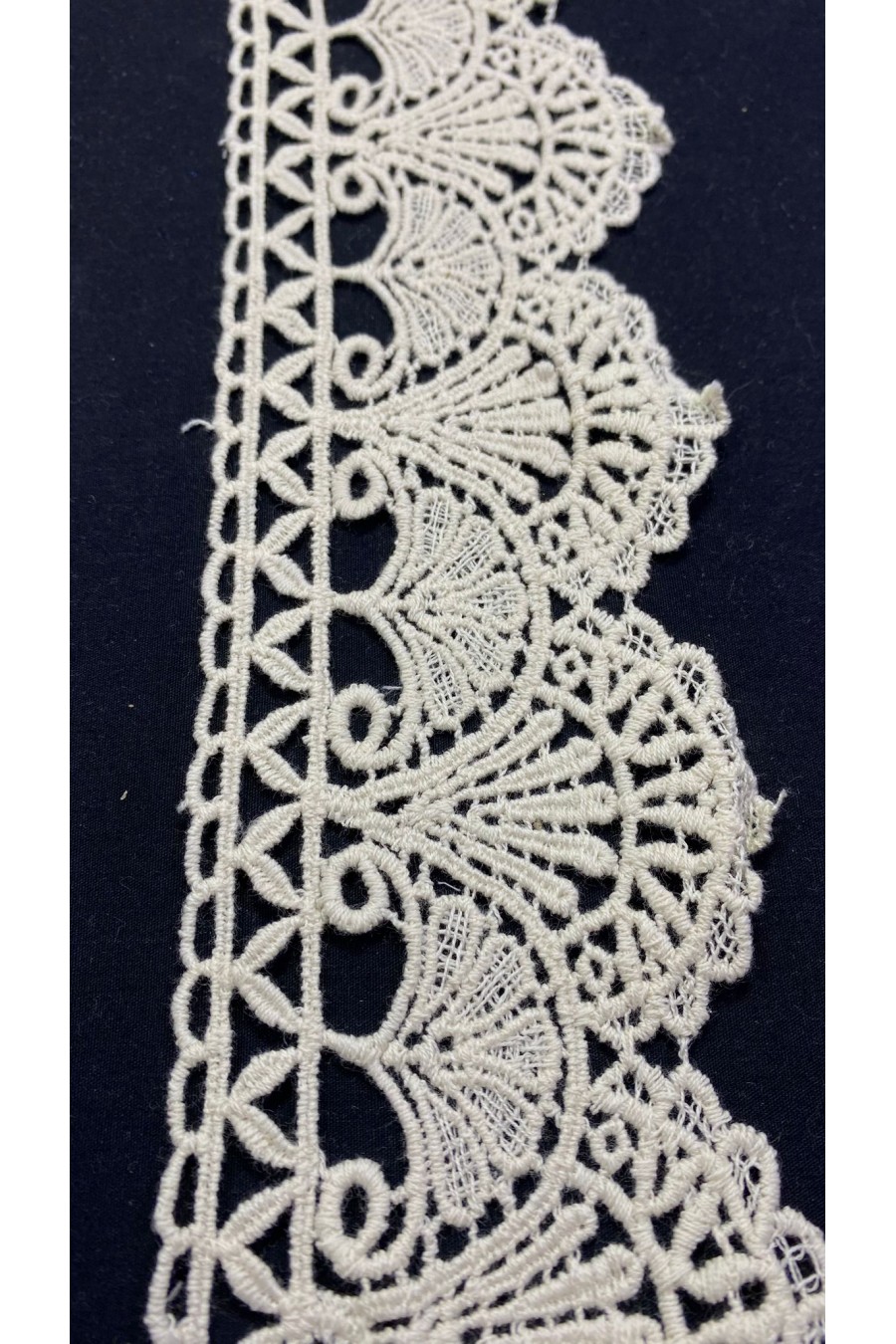 Ham Pamuk Güpür Brode Bant, 8.5 cm