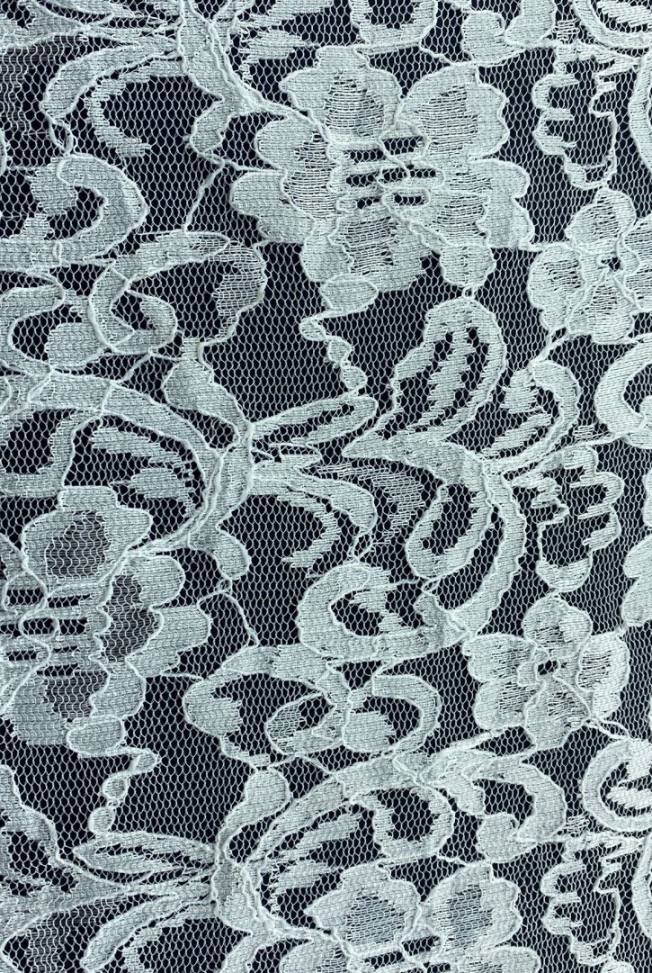 140 cm Ham Renk Polyester Dantel