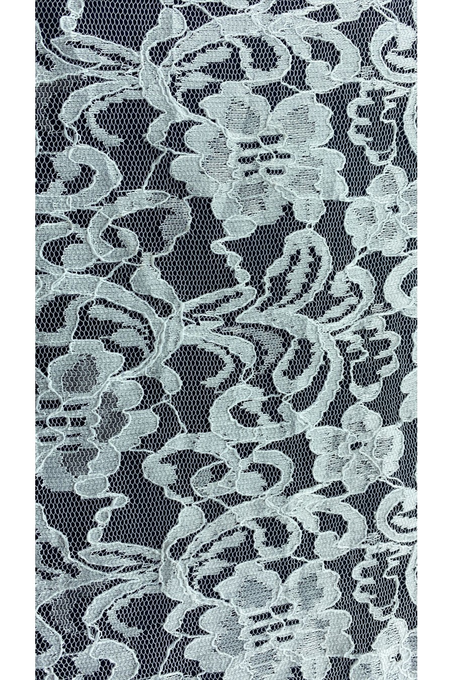 140 cm Ham Renk Polyester Dantel