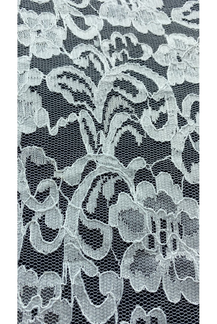 140 cm Ham Renk Polyester Dantel