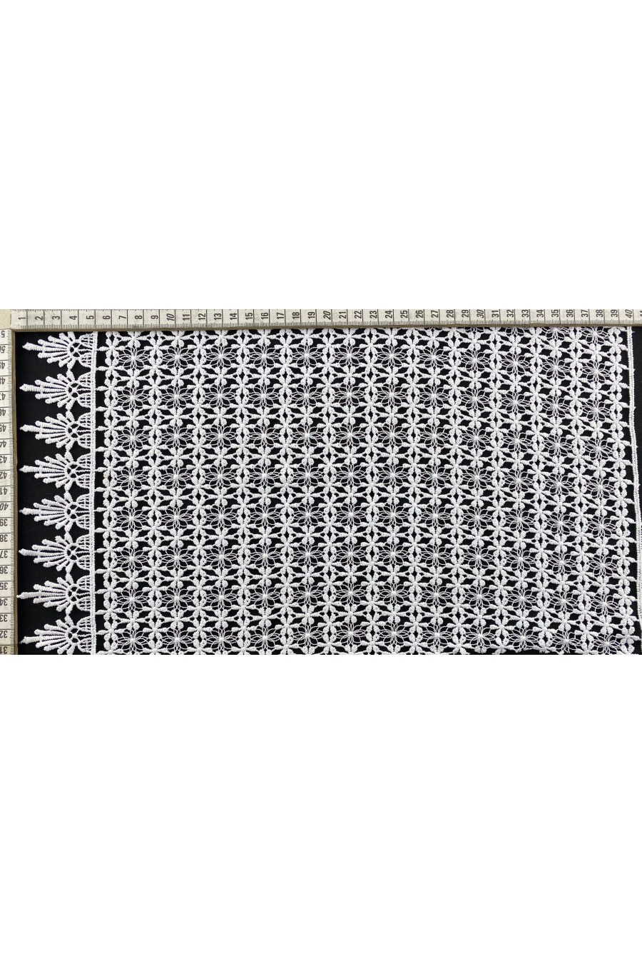 38,5 cm Ham Polyester Yerli Güpür Brode Bant