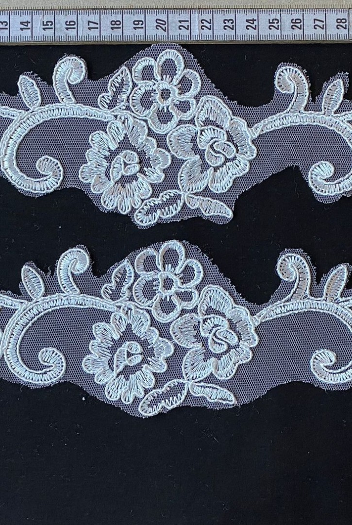 7665 BRODE/YERLİ/APLİK/POLYESTER/HAM