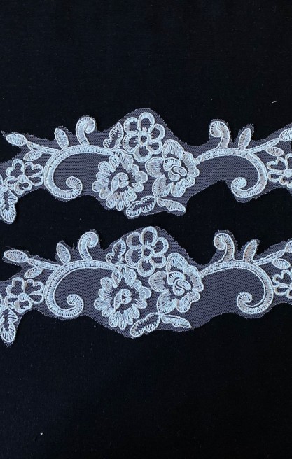 7665 BRODE/YERLİ/APLİK/POLYESTER/HAM