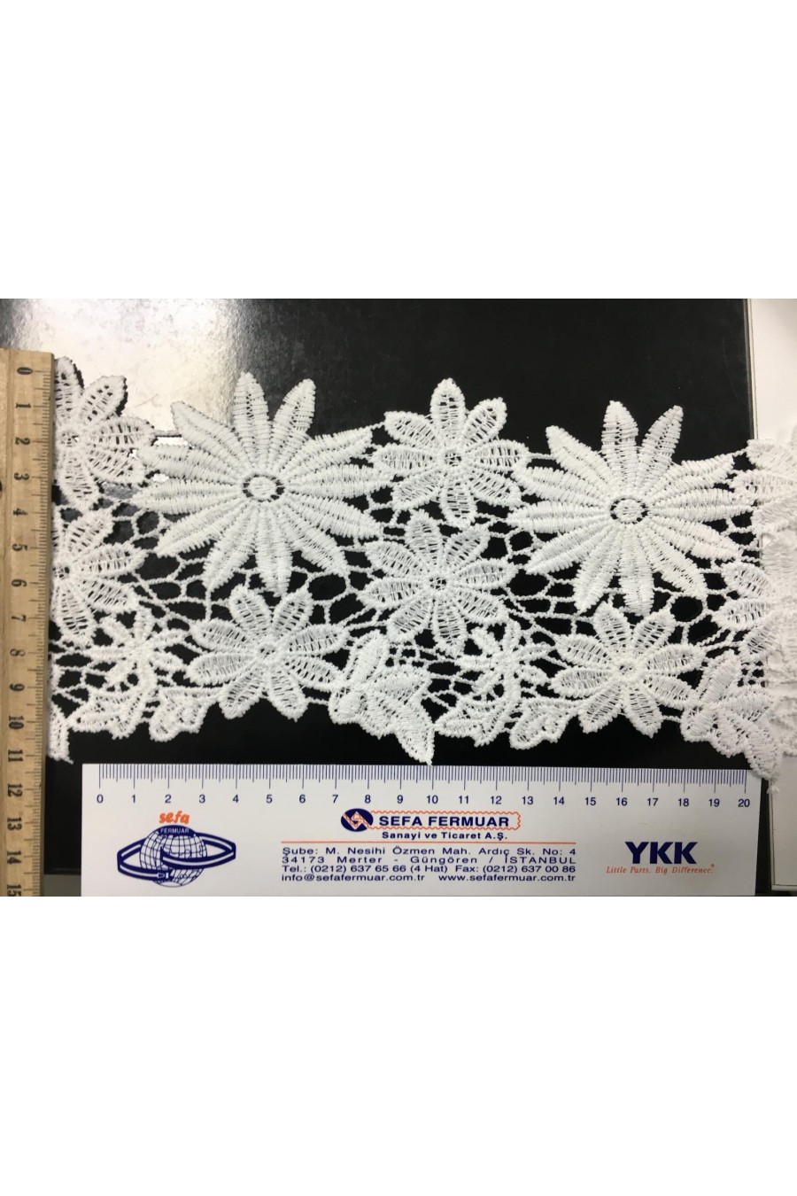 3967-METRE Ham Mat Polyester Güpür Bant