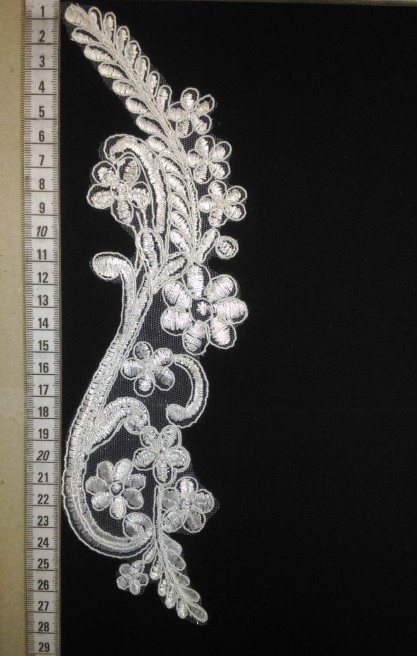 Ham Düz Kordlu Aplik Yerli Brode