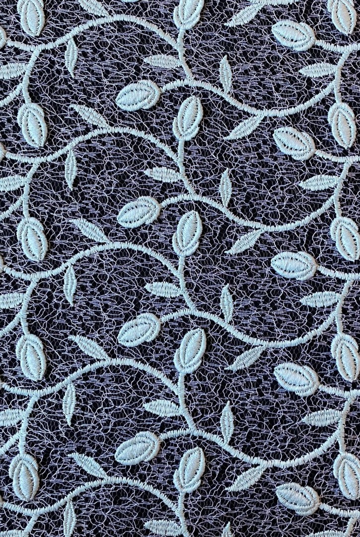 10753 BRODE/YERLİ/LEZ/TÜL ÜZERİ/MAT POLYESTER/MİNT/110 CM