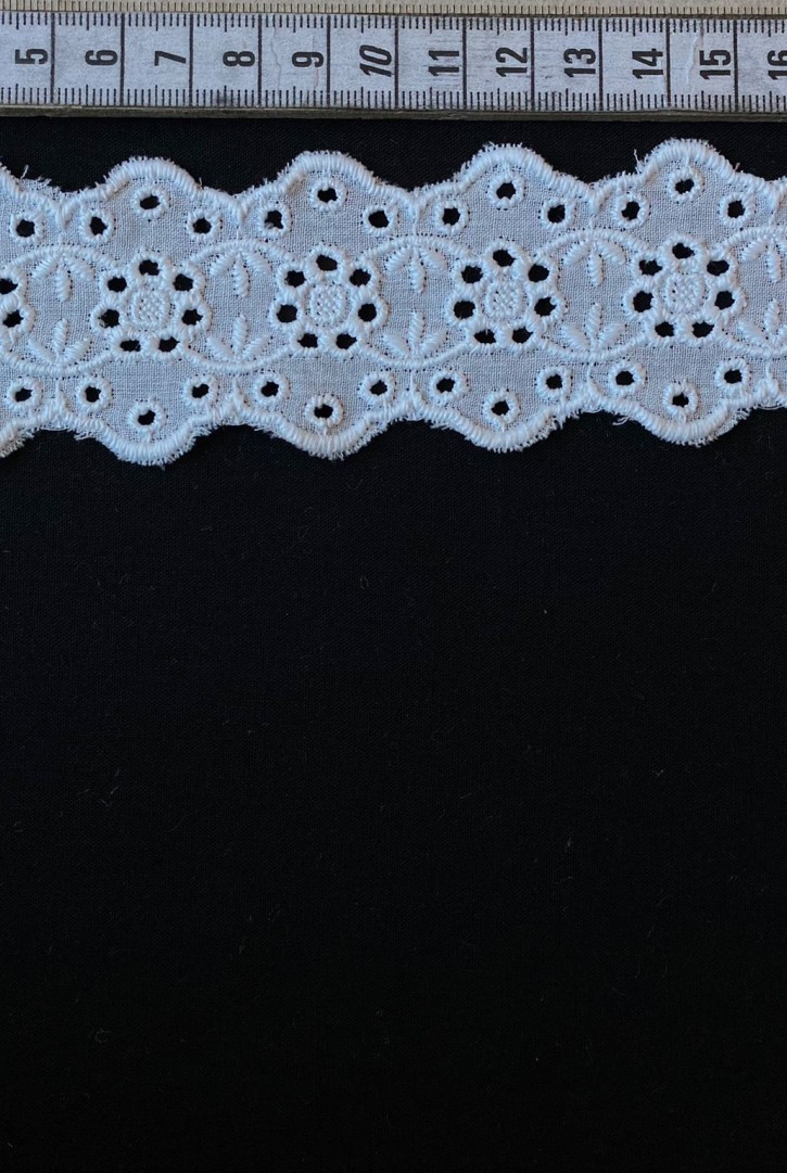 Yerli Mat Polyester Vual Brode Bant, 4.5 cm