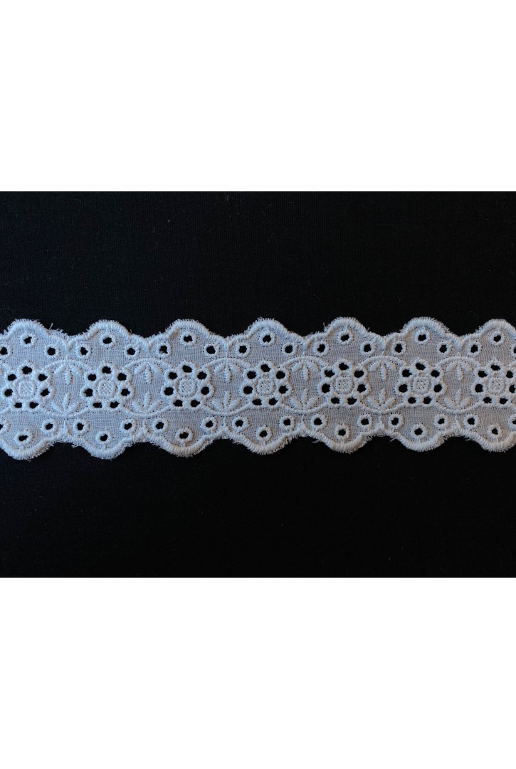 Yerli Mat Polyester Vual Brode Bant, 4.5 cm