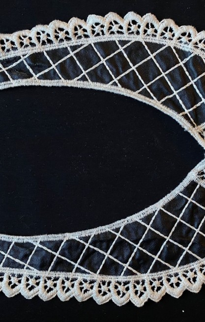 2214 BRODE/YAKA/POLİÜRETAN/PAMUK/SİYAH