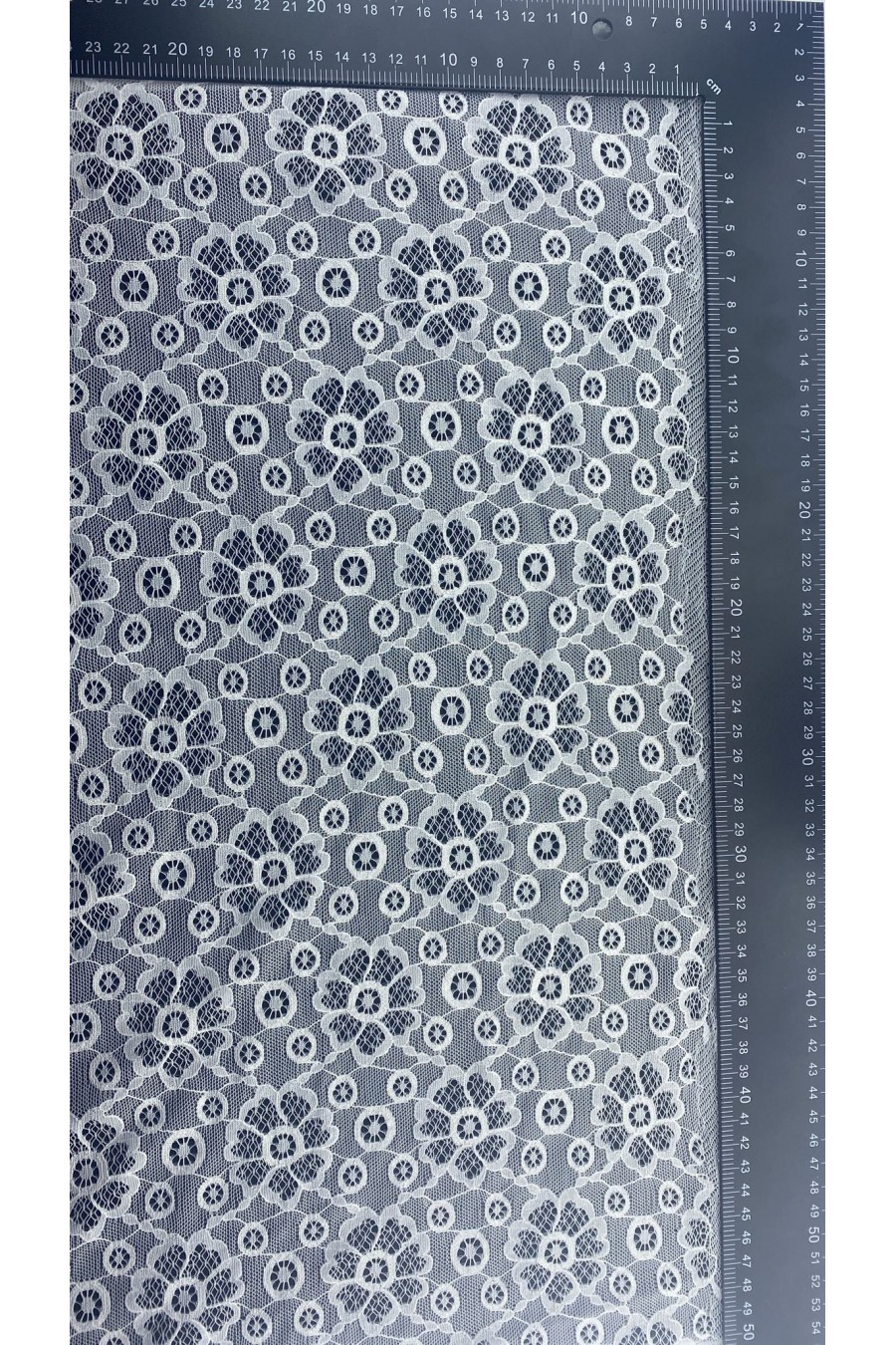 Fikse İşlemli Kordlu Naylon İthal Dantel - 150 cm