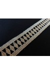 Yerli Lurex Gold Polyester Brode Bant, 3 cm