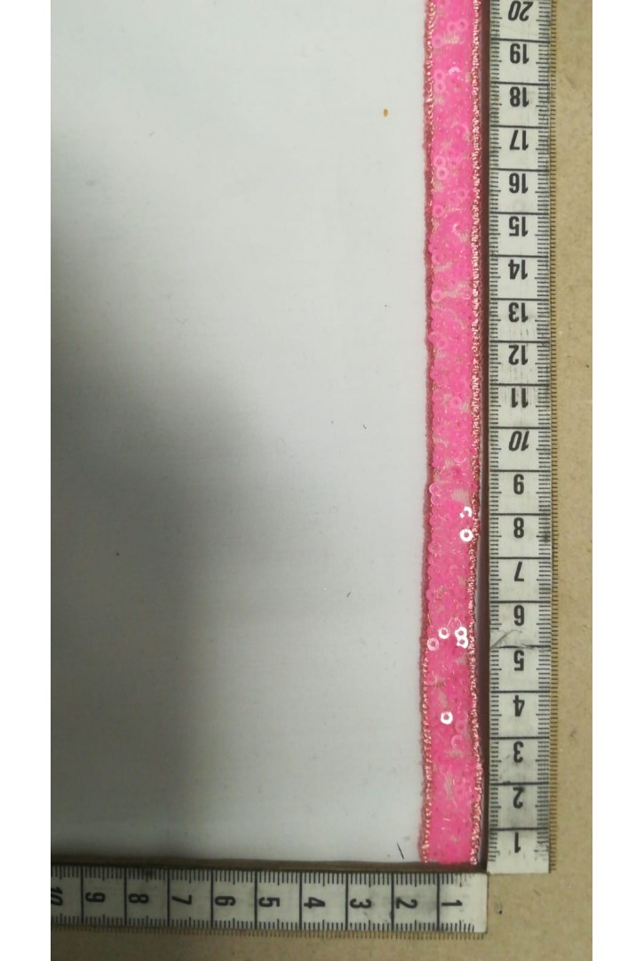 Neon Pembe Pullu İthal Bant, 1 cm
