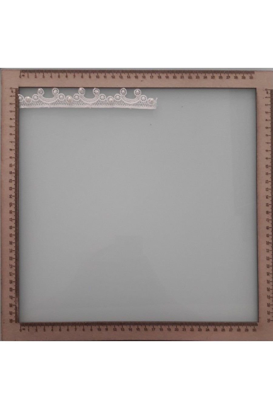 Siyah İncili İthal Güpür Brode Bant