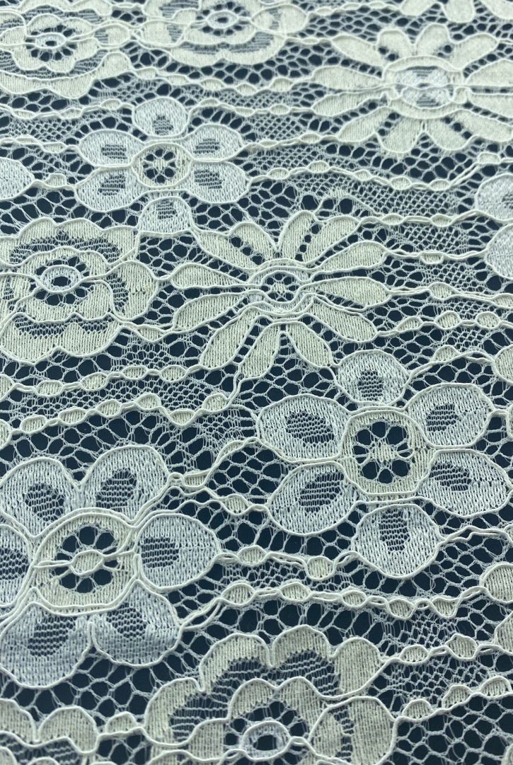 Ham Pamuk Naylon Dantel Kumaş