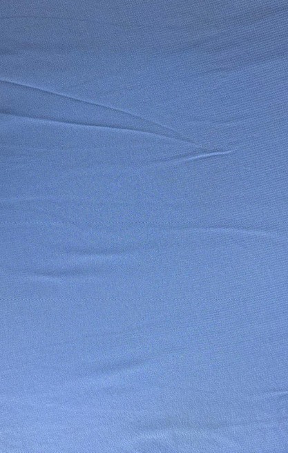 Krem İplikli Indigo Zeminli Şifon Üzeri Brode