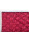 Bordo Saçaklı Şifon Kumaş, 150 cm