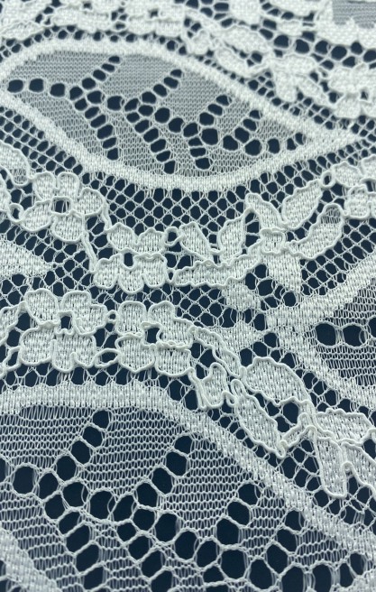 Ham Kordlu Polyester Dantel, İthal