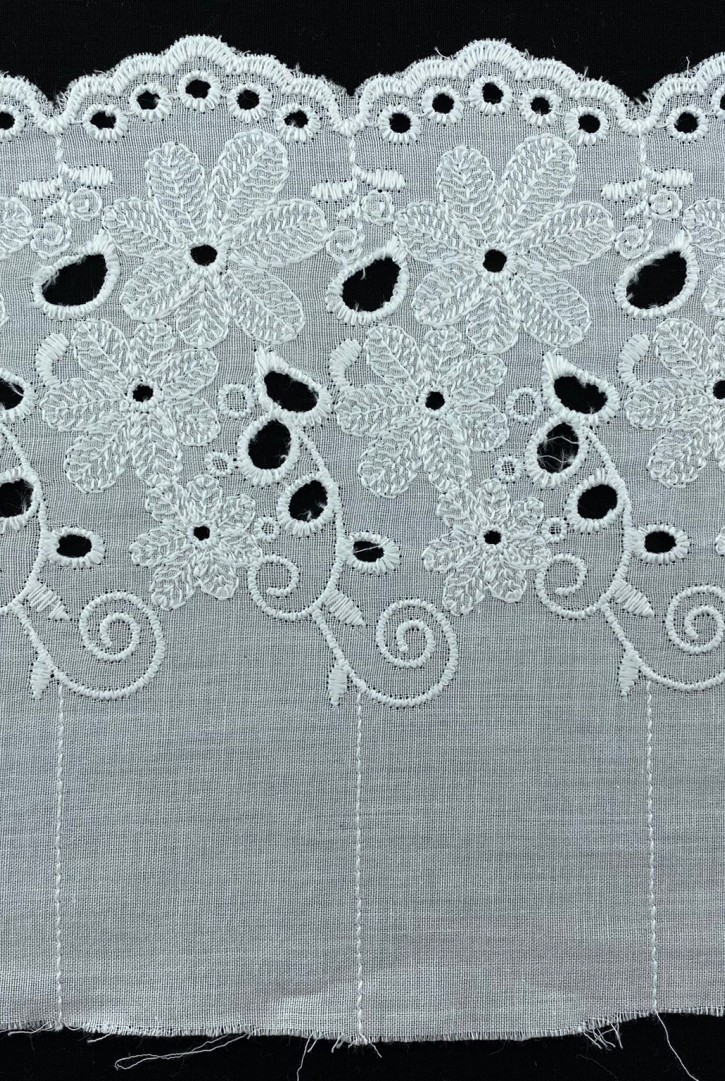 Yerli Brode Bant Vual Kumaş - Mat Polyester - Kasar - 17 CM