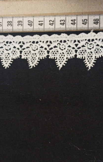 3 cm Parlak Ham Polyester Güpür Brode Bant