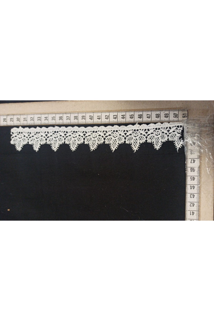 3 cm Parlak Ham Polyester Güpür Brode Bant