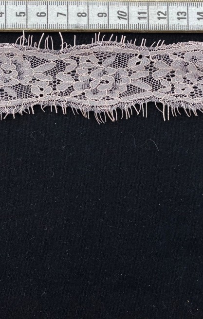 Pudra Sakallı Naylon Dantel Bant