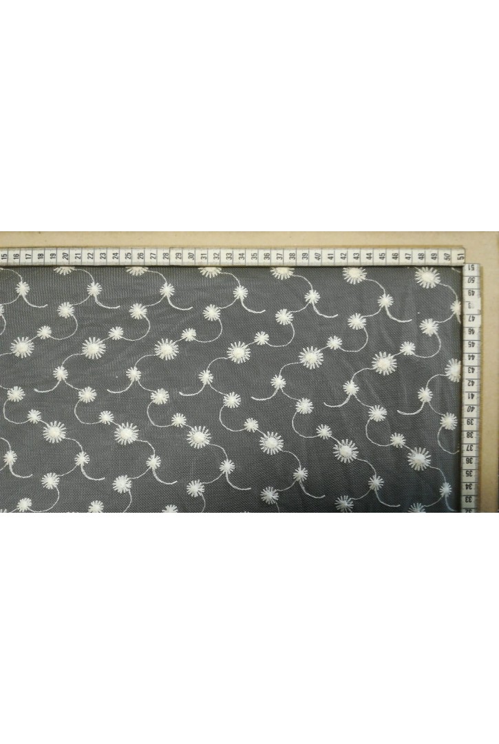 10452 BRODE/YERLİ/LEZ/TÜL ÜZERİ/MAT POLYESTER/HAM/140 CM