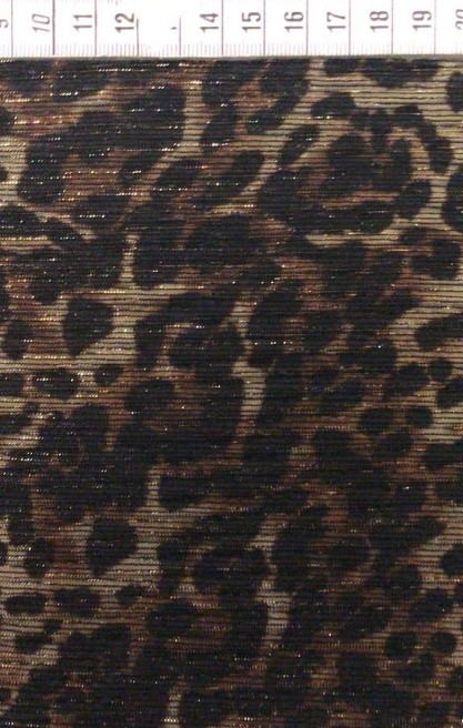 Leopar Desenli Dijital Baskı Tül, İthal, 135 cm