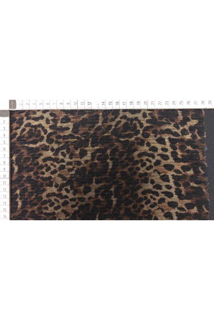 Leopar Desenli Dijital Baskı Tül, İthal, 135 cm