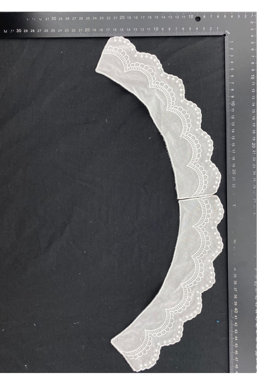 Yerli Mat Polyester Vual Yaka Bant, 25 cm