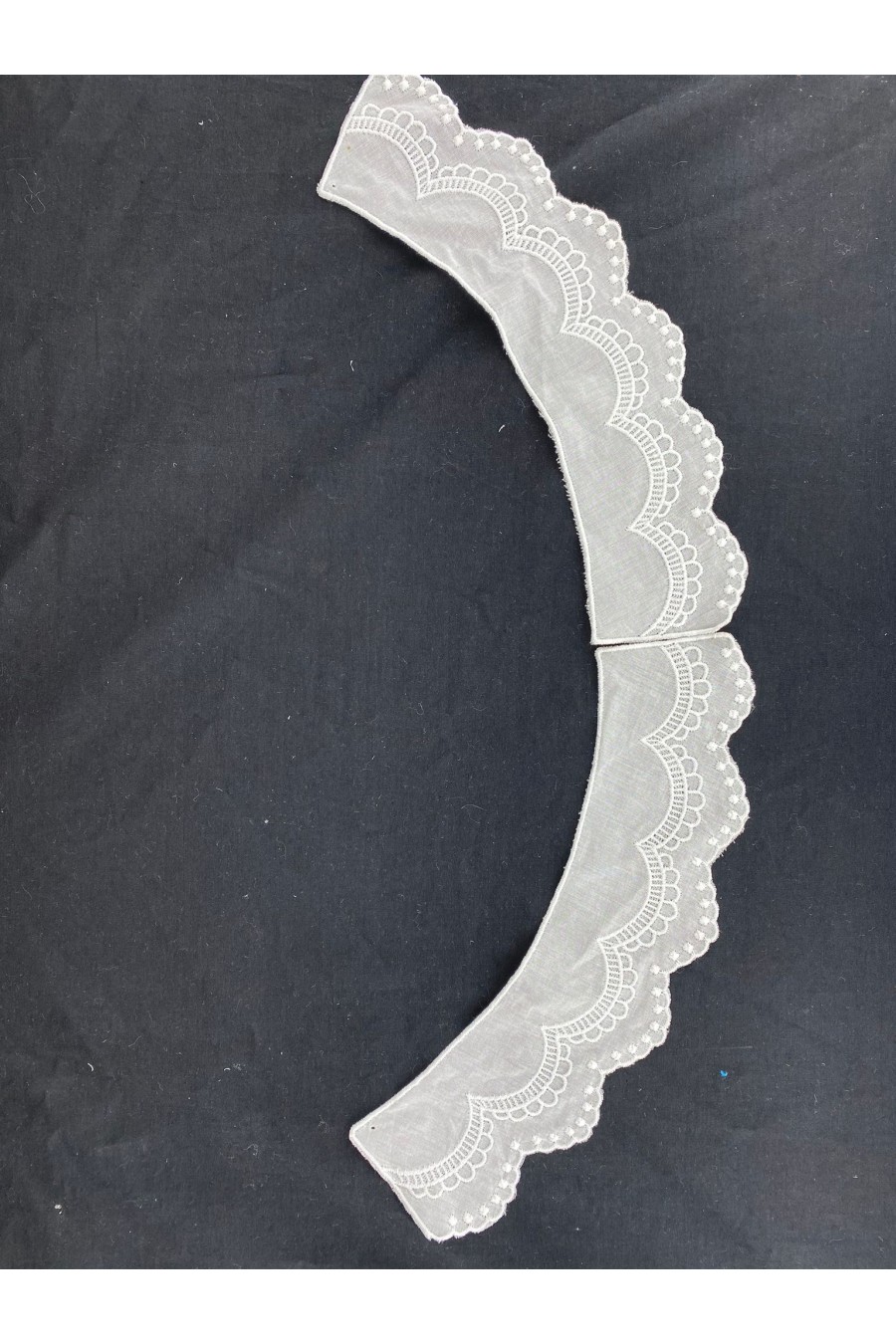 Yerli Mat Polyester Vual Yaka Bant, 25 cm