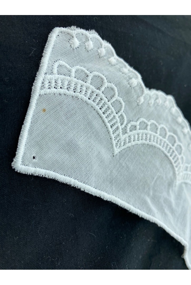 Yerli Mat Polyester Vual Yaka Bant, 25 cm