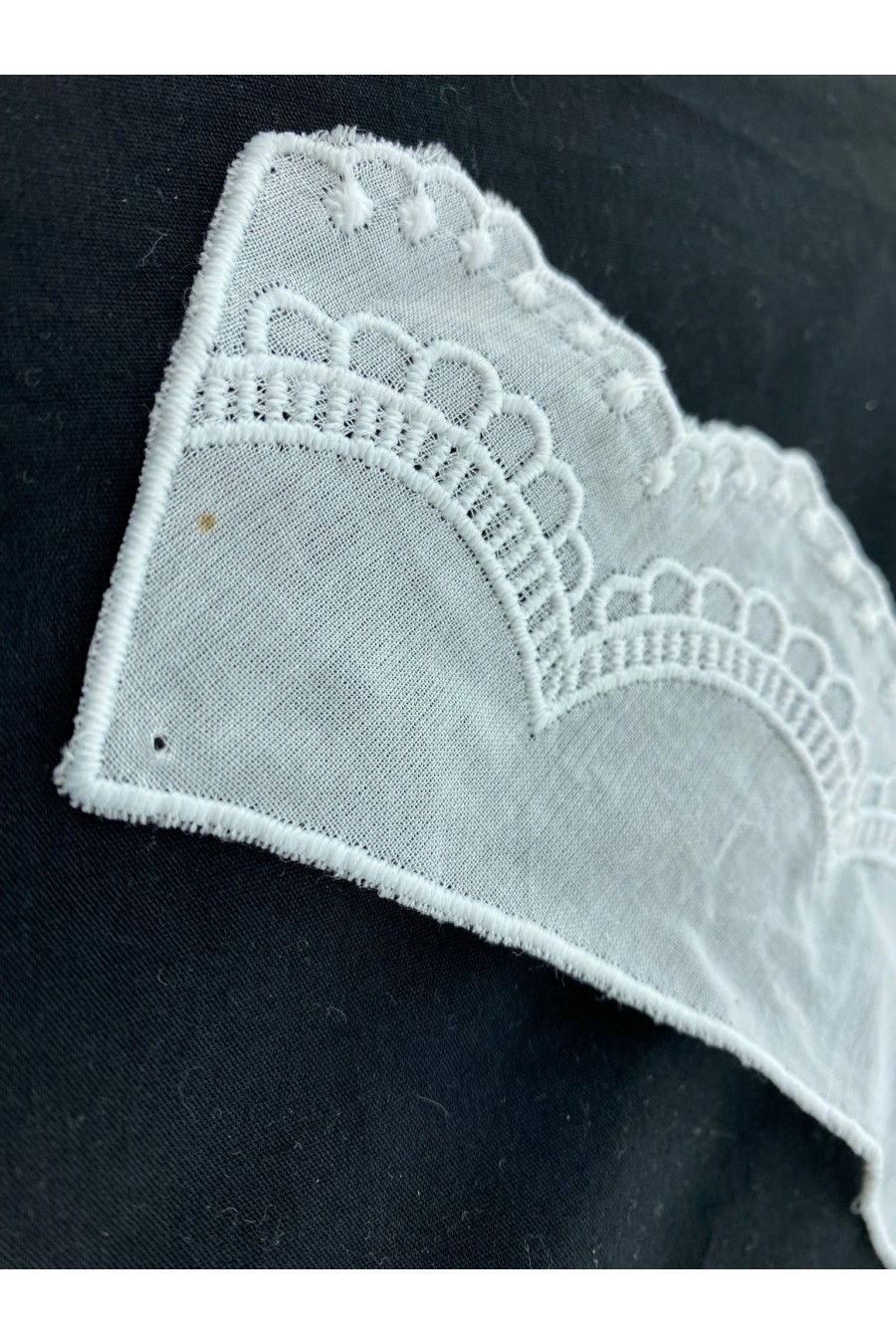 Yerli Mat Polyester Vual Yaka Bant, 25 cm