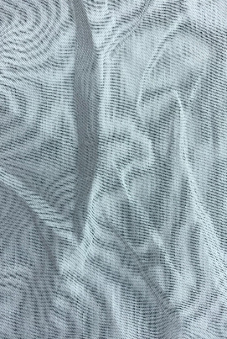 Optik Beyaz Pamuk Polyester Terikoton Kumaş, 150 cm