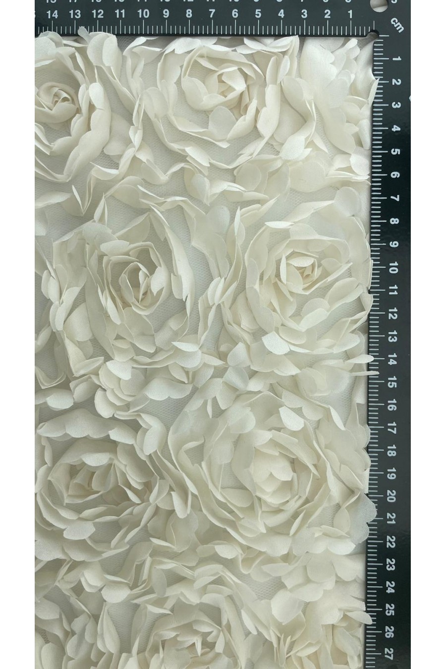 21435 KUMAŞ/İTHAL/LEZ/TÜL ÜZERİ/POLYESTER/BEJ/150 CM