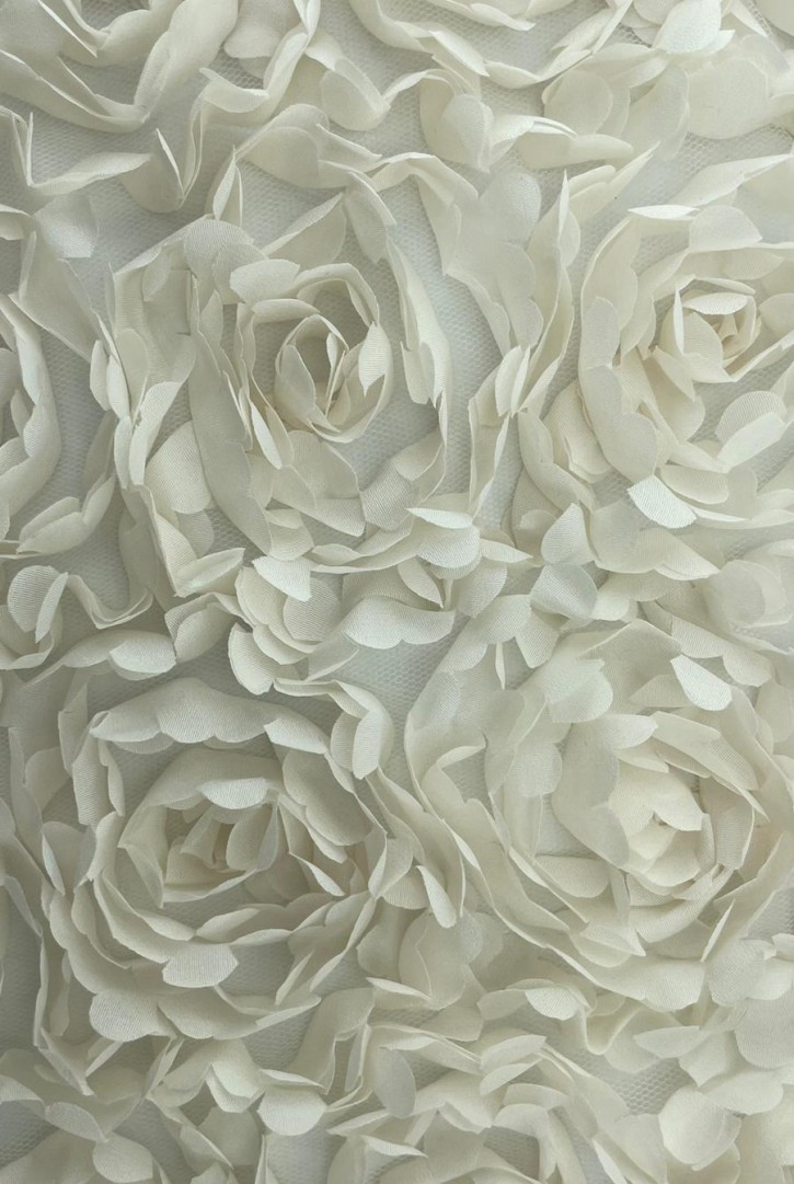 21435 KUMAŞ/İTHAL/LEZ/TÜL ÜZERİ/POLYESTER/BEJ/150 CM