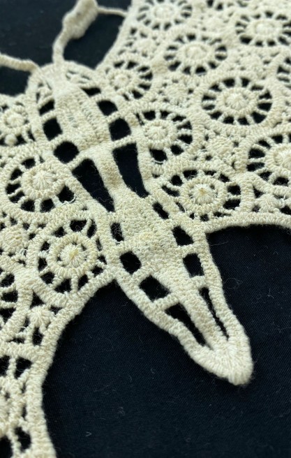 Ham Renk Standart Pamuklu Yaka Bant | İthal Ürün (30 cm)