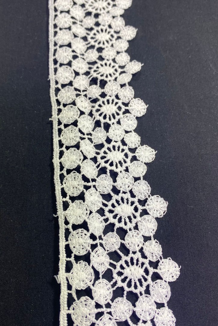 Ham Güpür Mat Polyester Yerli Brode Bant