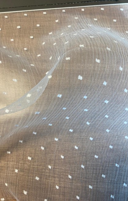 22284 TÜL/YERLİ/LEZ/POLYESTER/PUANTİYELİ/BEYAZ/140 CM