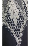 Fiksli Sakallı Naylon Dantel, Kordlu, Yerli
