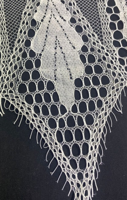 Fiksli Sakallı Naylon Dantel, Kordlu, Yerli