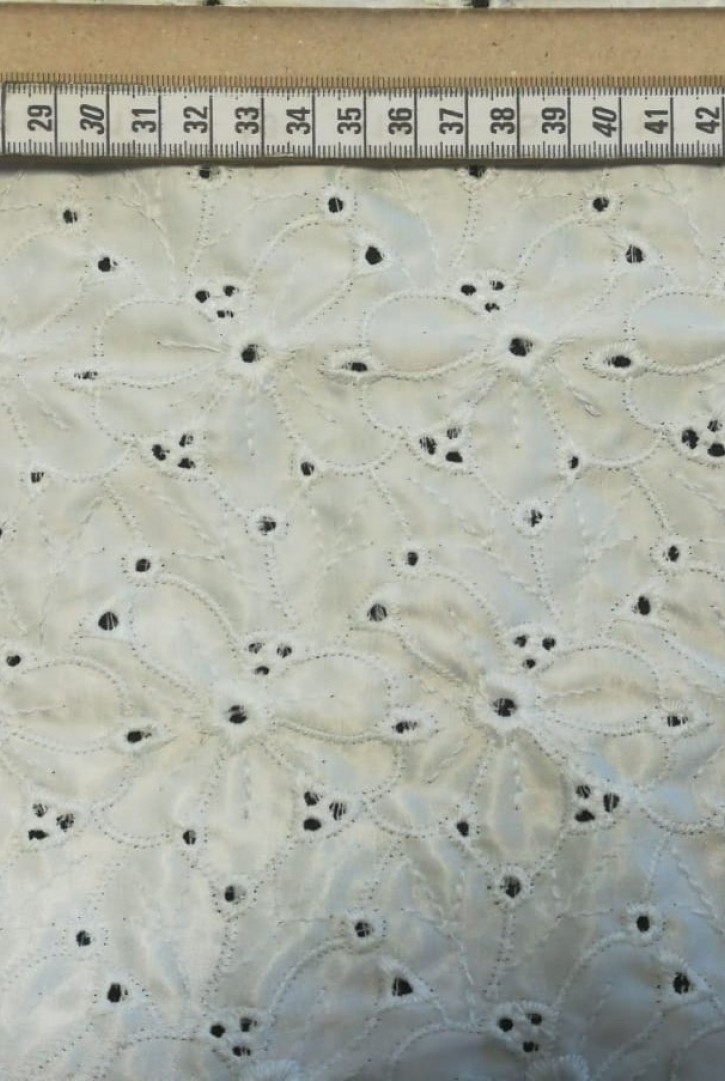 9413 BRODE/YERLİ/LEZ/SATEN KUMAŞ/POLYESTER/BEYAZ/130 CM