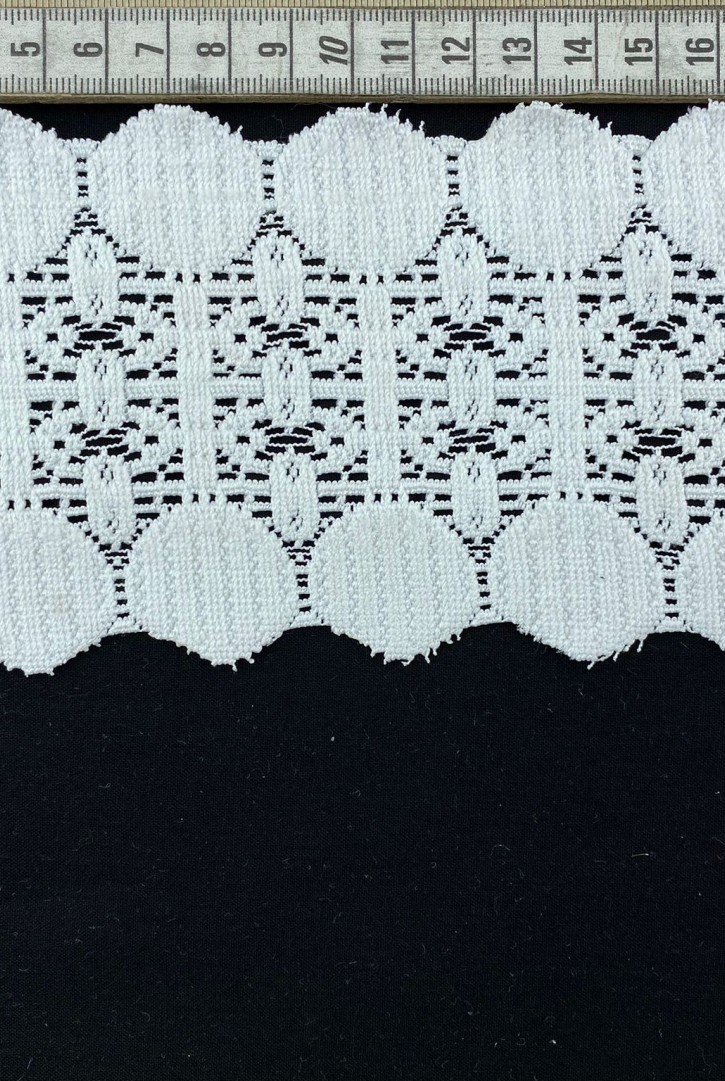 Ham Güpürümsü Brode Bant, 9,5 cm