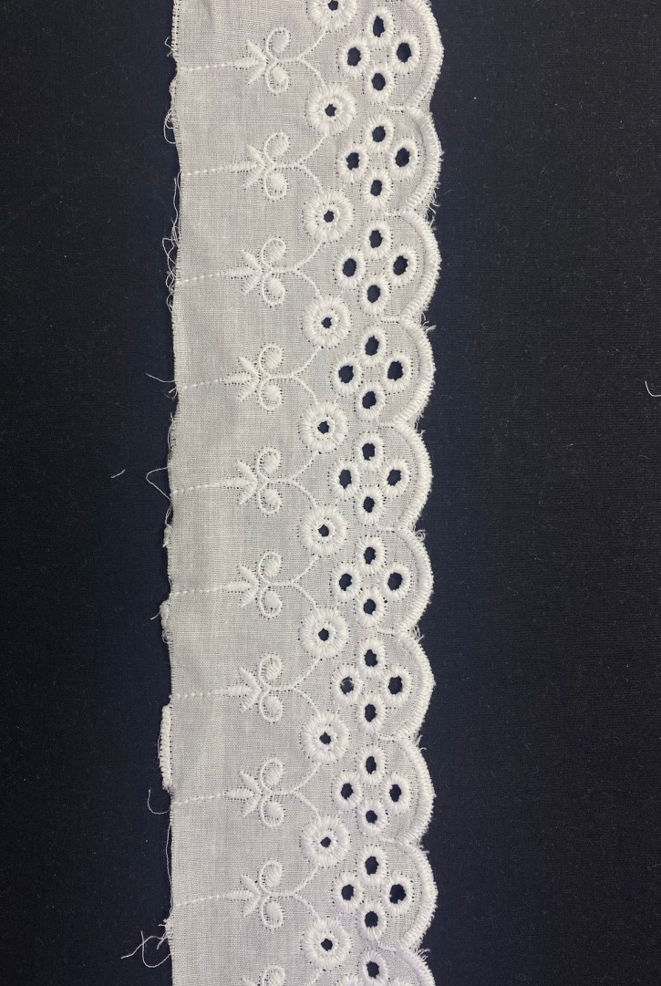 6,5 cm Mat Kasar Polyester Vual Brode Bant