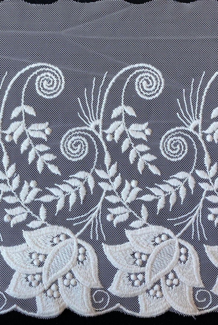 Ham Renk Pamuk Tül Bant