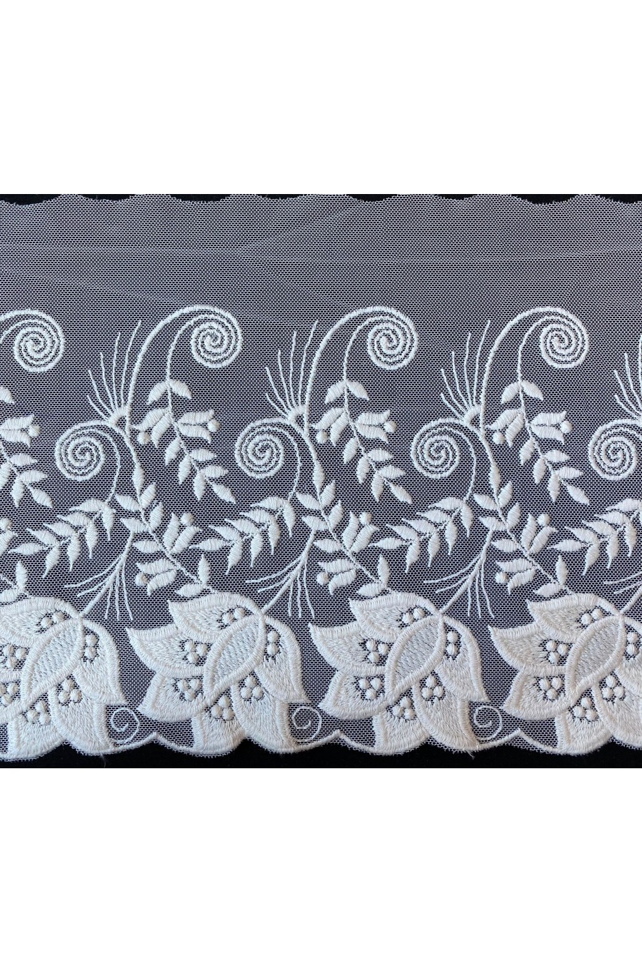 1147-METRE Ham Renk Pamuk Tül Bant