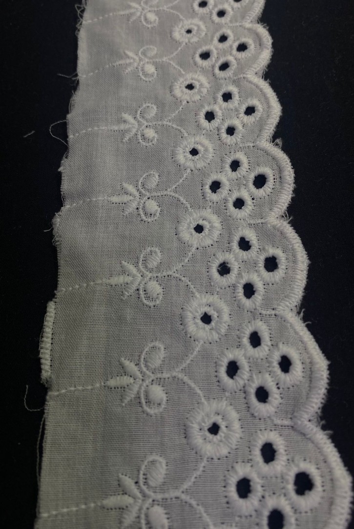 6,5 cm Mat Kasar Polyester Vual Brode Bant