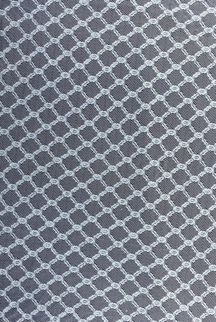 130 cm Koyu Mint Renkli Polyester Dantel, Yerli