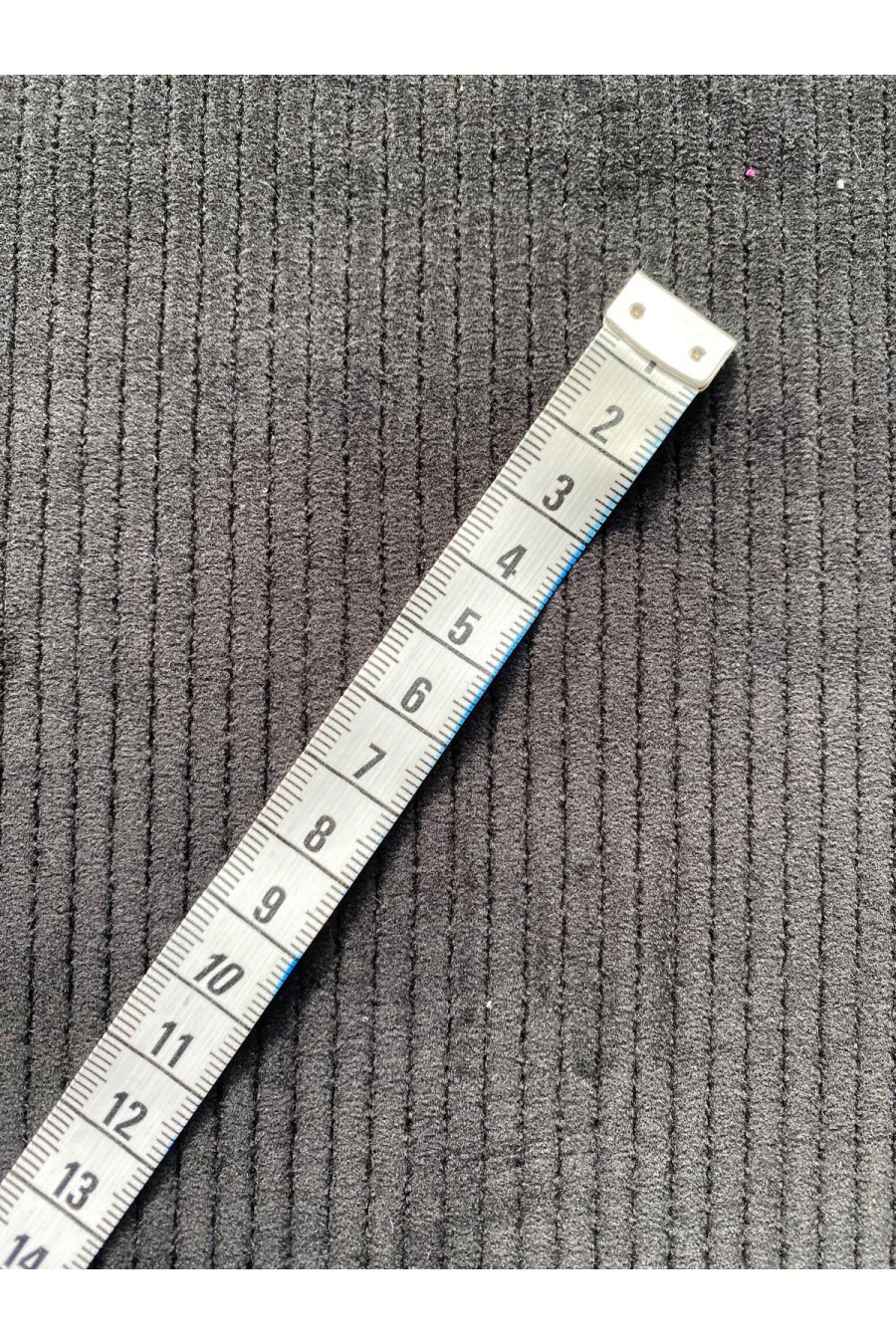 22559 KUMAŞ/YERLİ/LEZ/POLYESTER LİKRALI/FİTİLLİ/SİYAH/150 CM