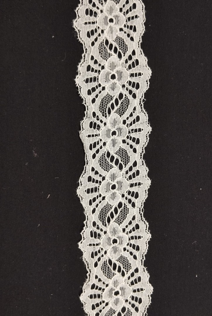 Fikseli Jakar Kordlu Naylon Dantel Bant